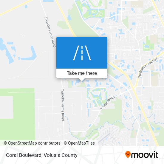 Coral Boulevard map