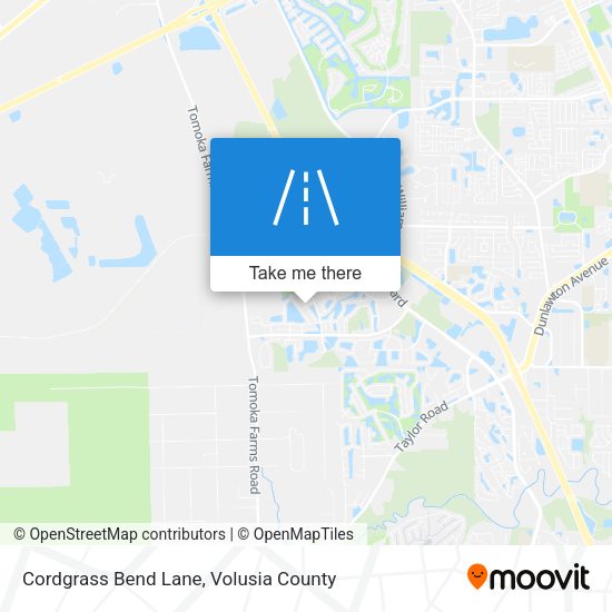 Cordgrass Bend Lane map