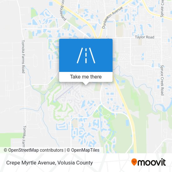 Mapa de Crepe Myrtle Avenue