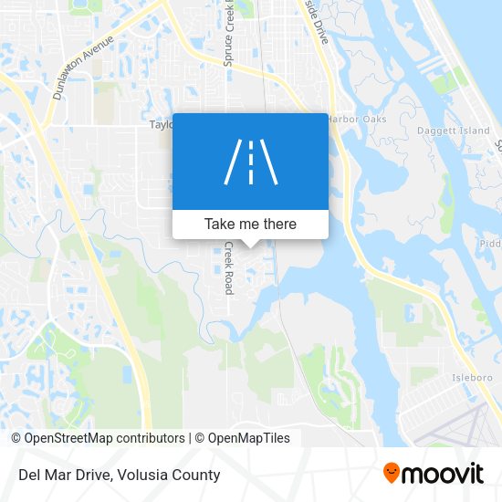 Del Mar Drive map