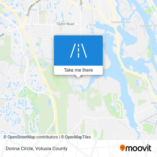 Donna Circle map