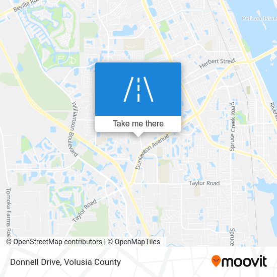 Donnell Drive map