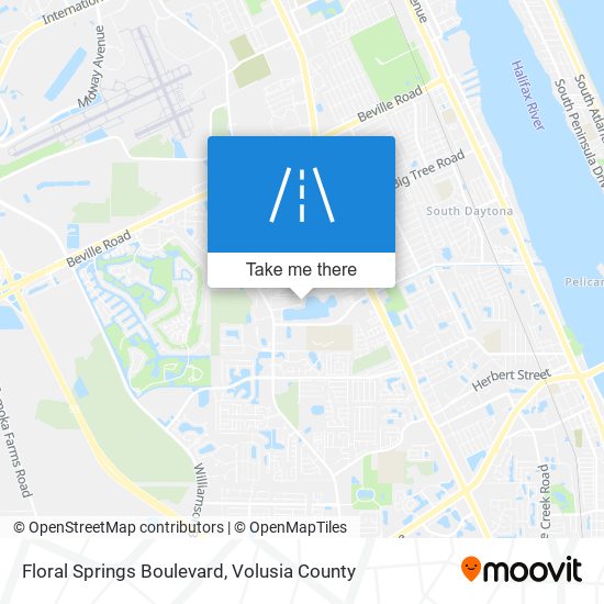 Mapa de Floral Springs Boulevard