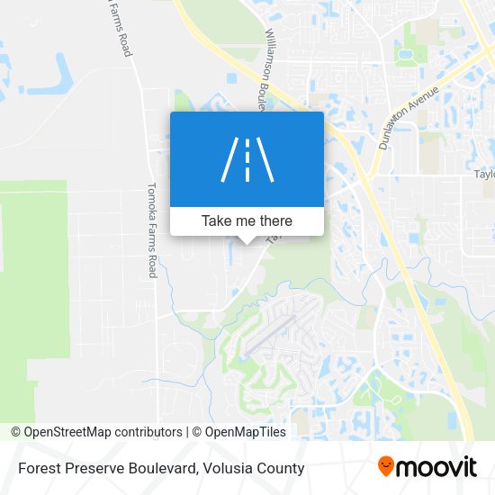 Forest Preserve Boulevard map