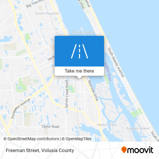 Freeman Street map