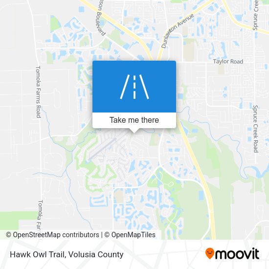 Mapa de Hawk Owl Trail