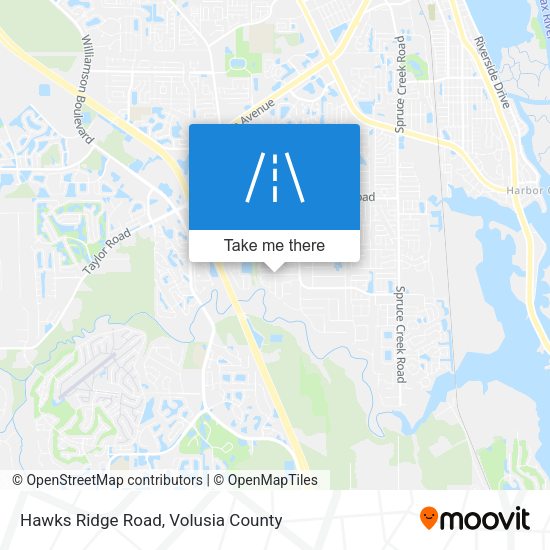 Mapa de Hawks Ridge Road