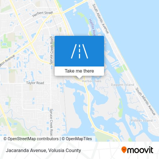 Jacaranda Avenue map