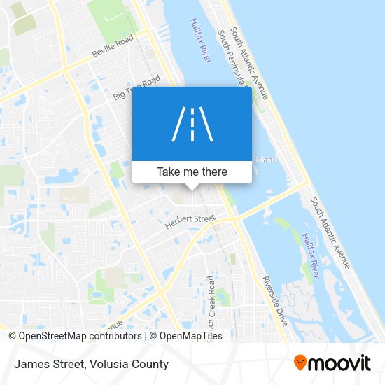 Mapa de James Street