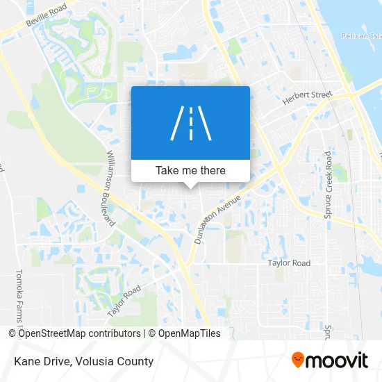 Kane Drive map
