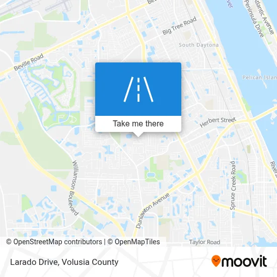 Larado Drive map