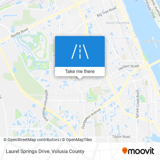 Mapa de Laurel Springs Drive