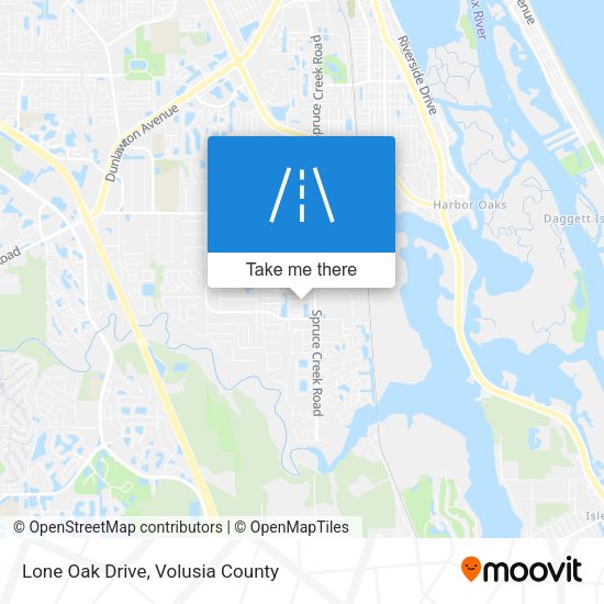 Lone Oak Drive map