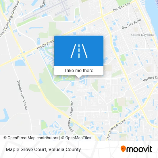 Maple Grove Court map