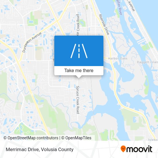 Mapa de Merrimac Drive