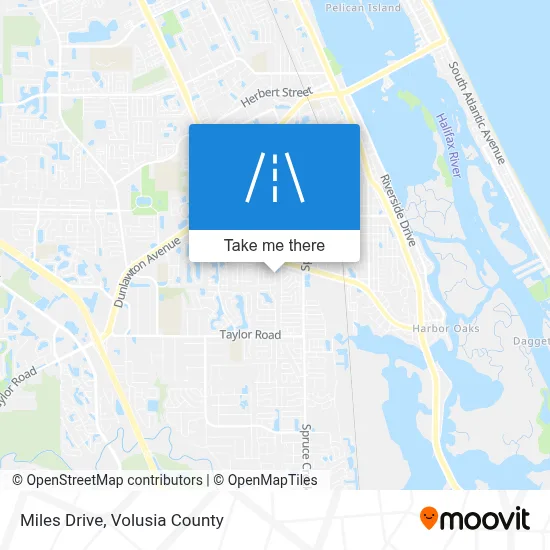 Miles Drive map