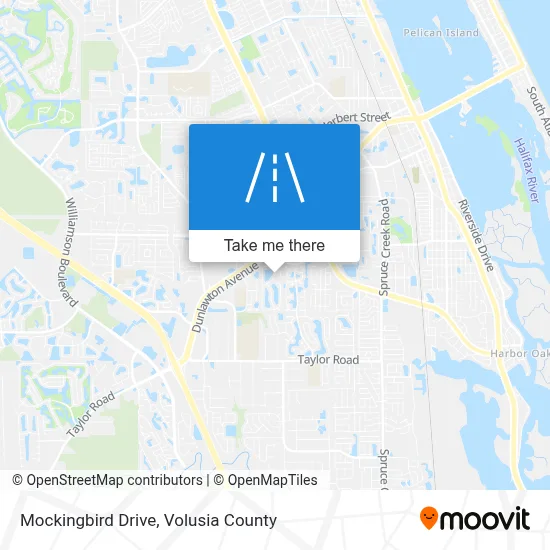 Mockingbird Drive map