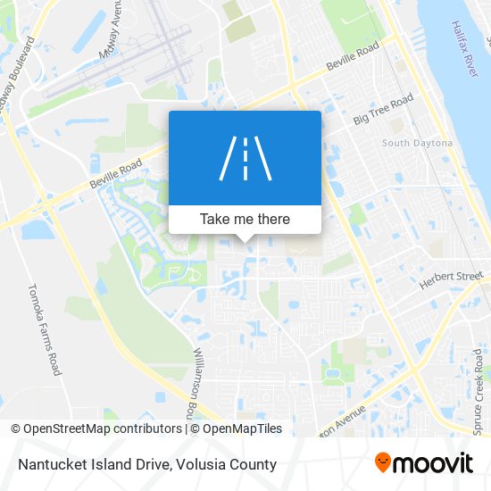 Mapa de Nantucket Island Drive