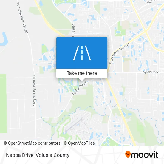 Nappa Drive map