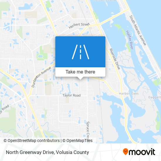 Mapa de North Greenway Drive