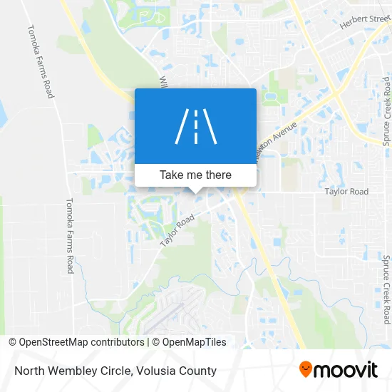 North Wembley Circle map