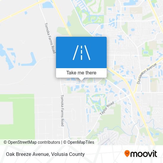 Oak Breeze Avenue map