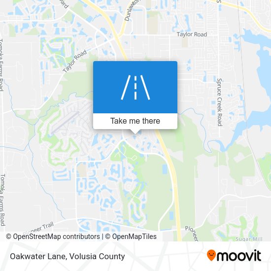 Mapa de Oakwater Lane
