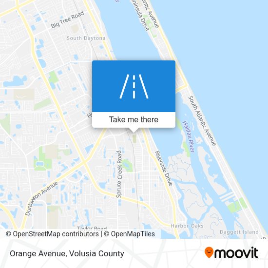 Mapa de Orange Avenue
