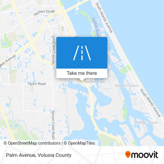 Mapa de Palm Avenue