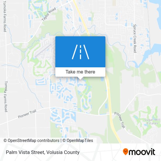 Palm Vista Street map