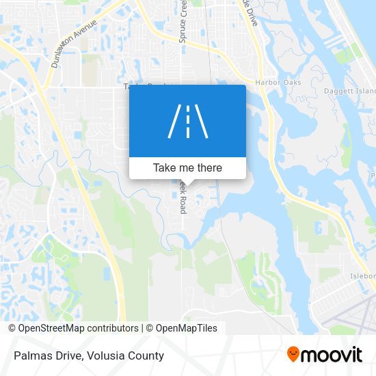 Palmas Drive map
