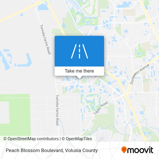 Peach Blossom Boulevard map