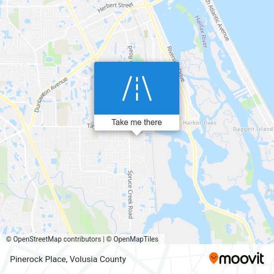 Pinerock Place map