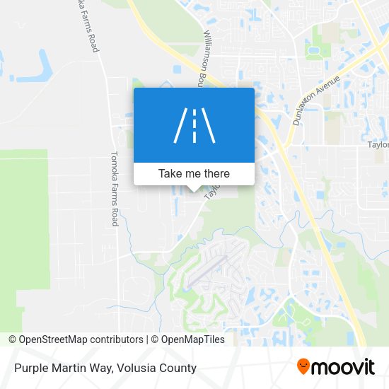 Mapa de Purple Martin Way