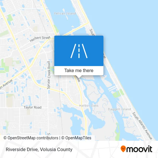 Riverside Drive map