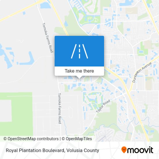 Royal Plantation Boulevard map