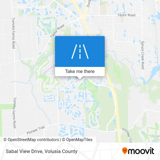 Sabal View Drive map