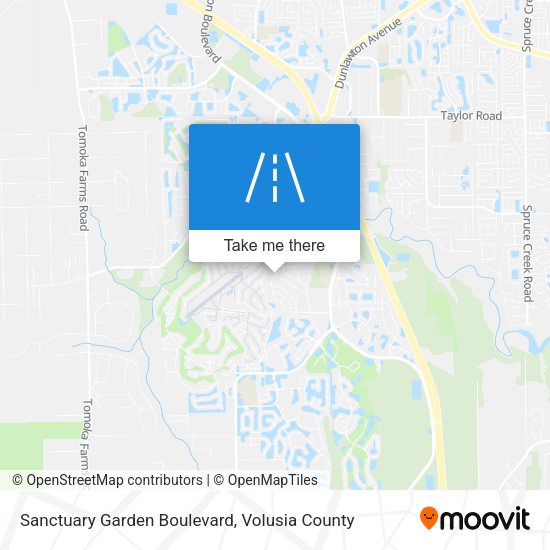 Mapa de Sanctuary Garden Boulevard
