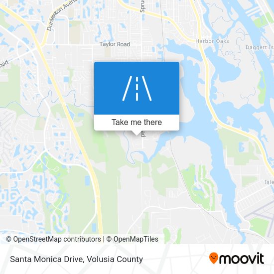 Santa Monica Drive map
