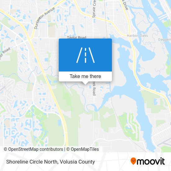 Mapa de Shoreline Circle North