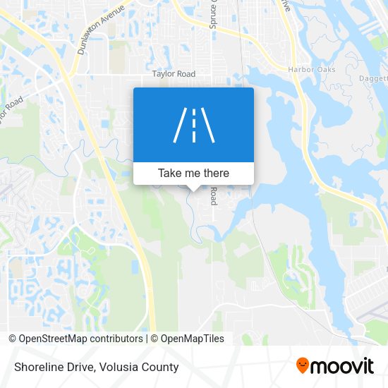 Shoreline Drive map
