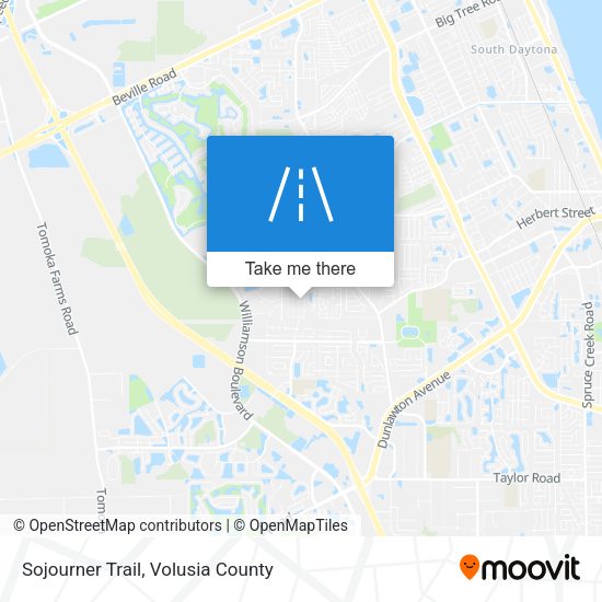 Mapa de Sojourner Trail