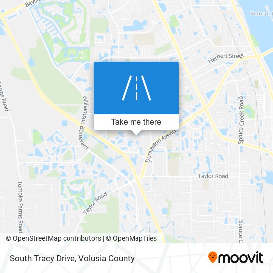 Mapa de South Tracy Drive