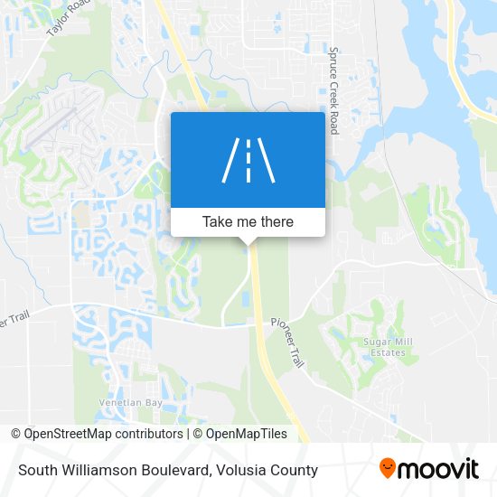 Mapa de South Williamson Boulevard