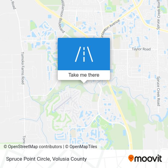 Mapa de Spruce Point Circle