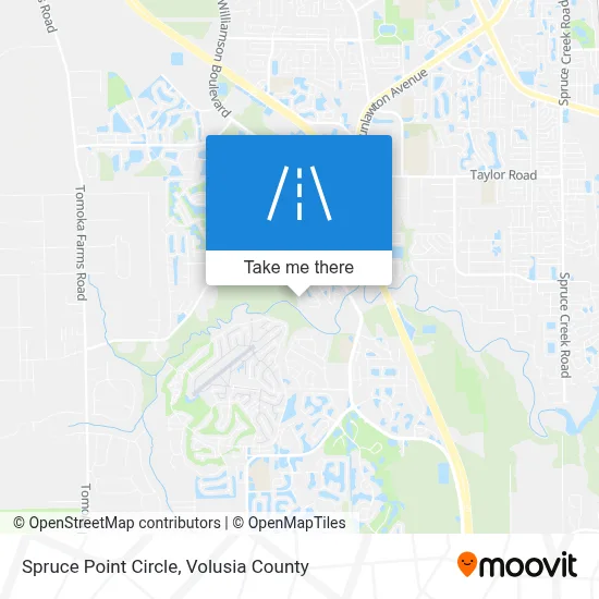 Spruce Point Circle map