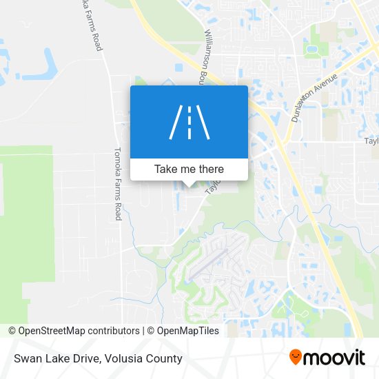 Swan Lake Drive map