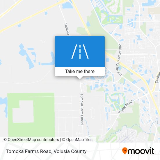 Mapa de Tomoka Farms Road