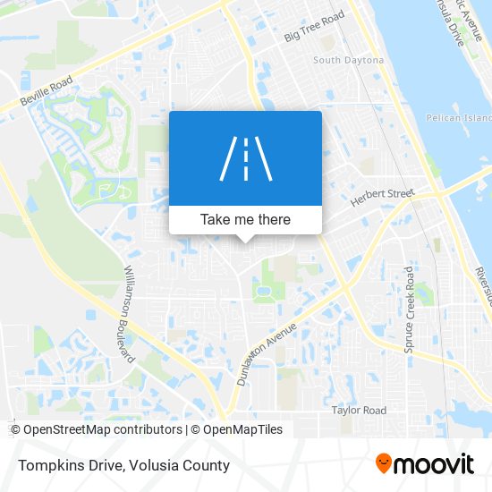 Mapa de Tompkins Drive