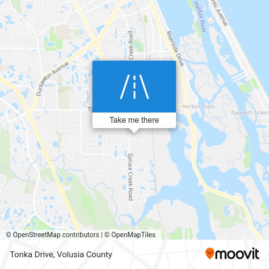 Tonka Drive map